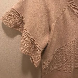 Tan Blouse with Lovely Detailing - Large